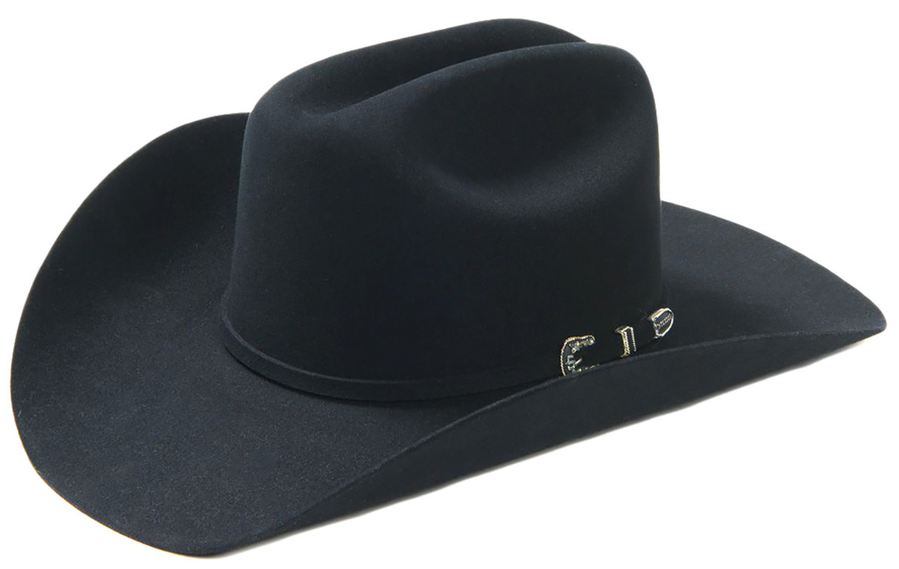 Stetson Skyline 6X Felt Cowboy Hat w/ 4 1/4" Brim Black Stages West